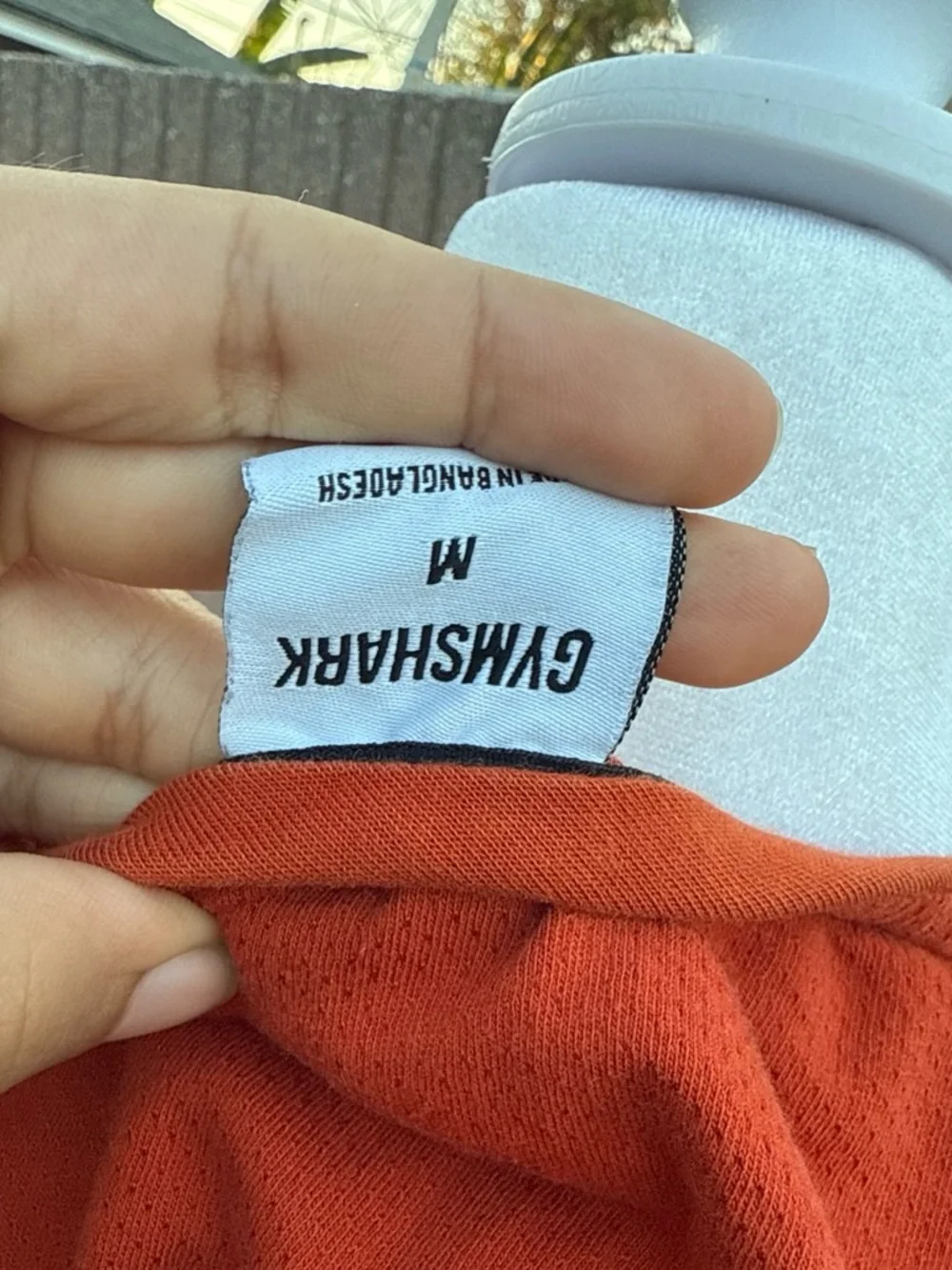 Gymshark Women's Burnt Orange Sleeveless Muscle Tank